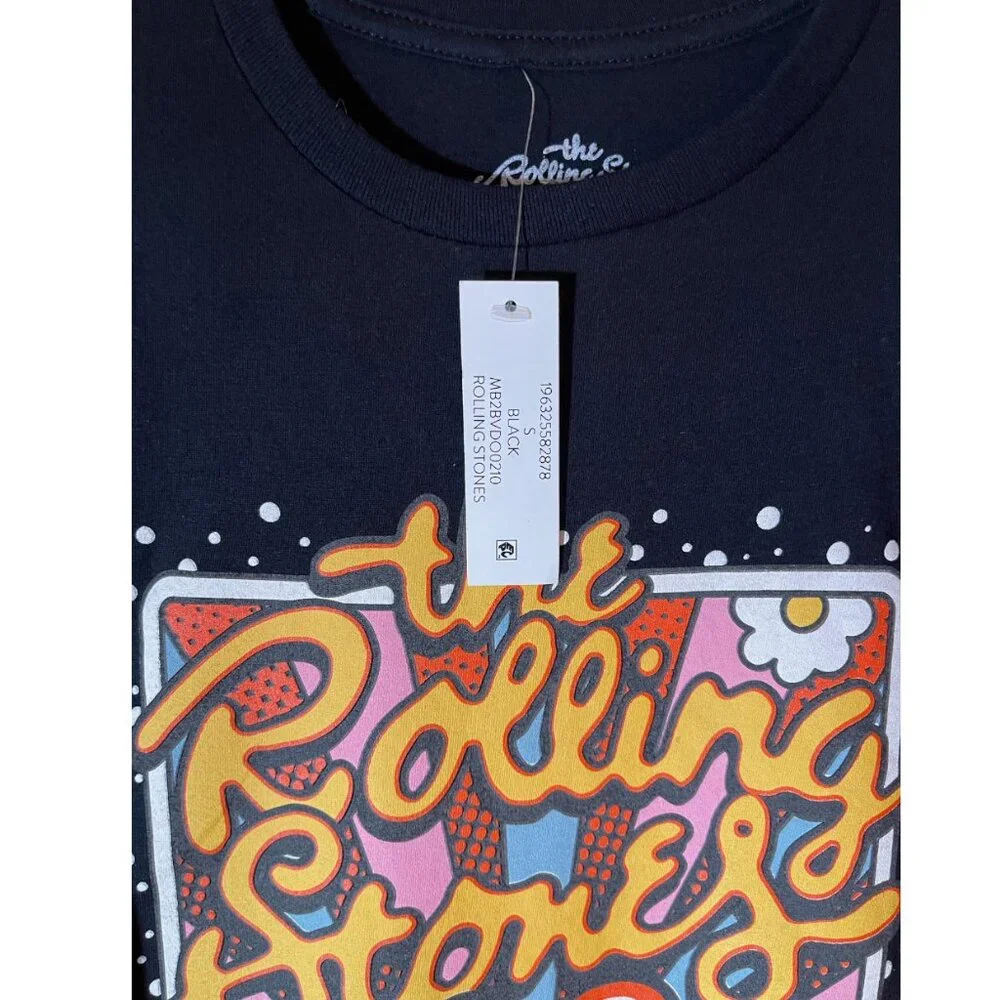 Rolling Stones Classic Tonge & Lips 100% Cotton Concert T Shirt - Unisex - Picture 4 of 5